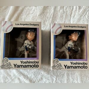 Bundle of Dodgers Yamamoto Bobbleheads